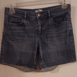 Loft Womens Size 2 Dark Denim Cutoff Shorts